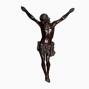 Figura de Cristo, siglo XIX, madera