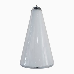 Comp-Shaped Table Lamp in Steel and Glass, 1960s