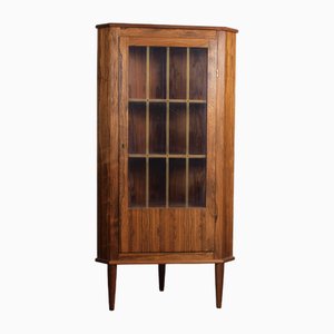 Vintage Danish Rosewood Corner Cabinet, 1960s
