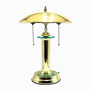 Postmodern Brass Table Lamp, 1990s