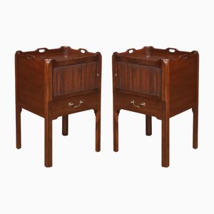 Tables de Chevet Style George IiiiIII, 1890s, Set de 2