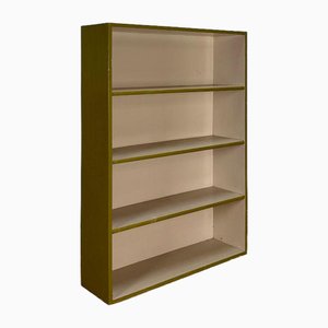 Low Olive Green Bookcase