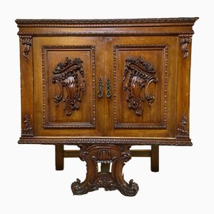 Vintage Carved Side Cabinet