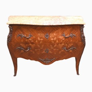 French Chest of Drawers in Marquetry Inlay, 1880s