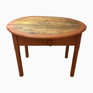Rustic Round Dining Table, Spain, 1920s