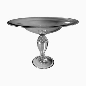 Art Deco Italian Crystal Table Centerpiece, 1984