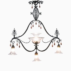 Chandelier Mod. 242 by Carlo Rizzarda, 1890s