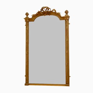 Specchio antico in legno dorato, inizio XX secolo