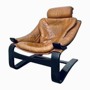 Fauteuil Kroken par Åke Fribytter pour Nelo Möbel, Suède, 1970s