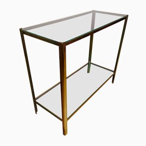 Table Console Vintage en Bronze, 1970s