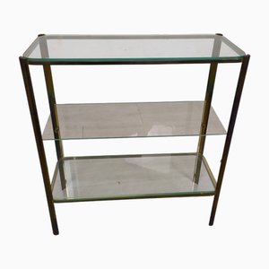 Table Console Vintage en Bronze, 1970s