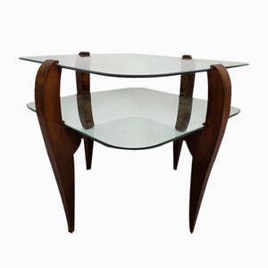 Art Deco Couchtisch mit Spiegel, 1930er