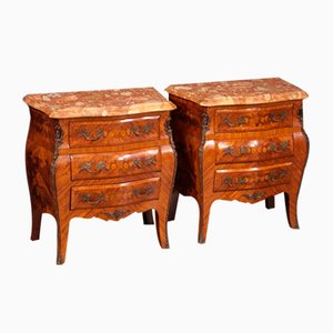 Louis XV Style Bedside Tables, 1960, Set of 2