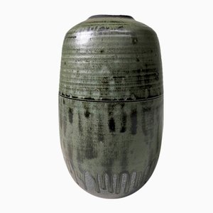 Japanese Hiromichi Yoshida Pottery Ikebana Vase, 1960s