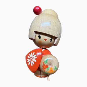 Vintage Kokeshi von Ishida Waichi, Japan, 1970er