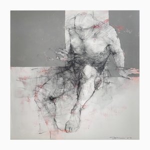 Michal Bajsarowicz, Nude, Acrylic on Canvas, 2023