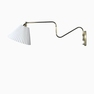 Dänische Wandlampe aus Messing, 1950er