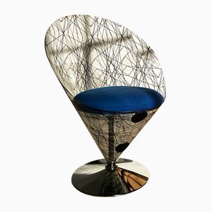 Modell VP 01 Cone Chair von Verner Panton für Polythema, 1994