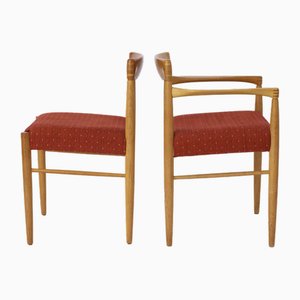 Esszimmerstühle aus Eiche von HW Klein für Bramin, Denmark, 1960er, 8 . Set
