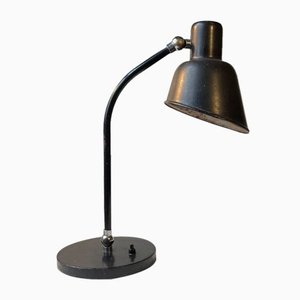 Bauhaus Black Desk Lamp by Christian Dell for Bünte and Remmler, 1920s