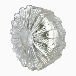 Portuguese Clear Glass Flush Mount, 1960s