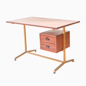 Bureau avec Commode à Tiroirs par Osvaldo Borsani pour Tecno, 1970s