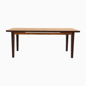 Banco escandinavo de teca, Suecia, años 60