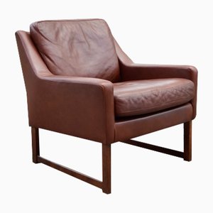 Leather Lounge Chair by Rudolf Glatzel for Kill International, 1960s