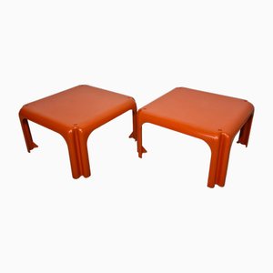 Elena Table by Vico Magistretti, 1970s, Set of 2