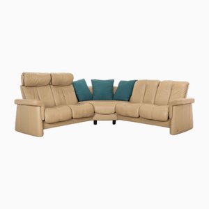 Divano ad angolo Legend in pelle marrone beige di Stressless