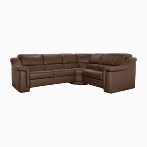 Himolla BPW Leather Corner Sofa in Brown