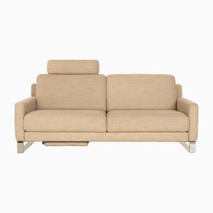 Ego Fabric Two-Seater Beige Sofa from Rolf Benz