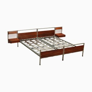 Vintage Bed in Laminate and Chromed Metal from G. Coslin, 1960s