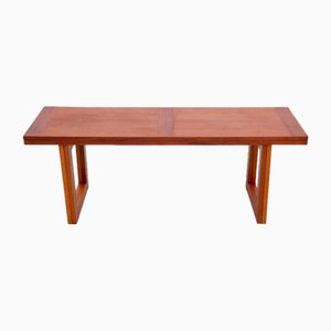 Skandinavischer Moderner Klappbarer Mid-Century Couchtisch aus Teak, 1960er