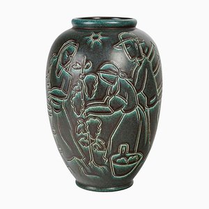 Ceramic Vase attributed to Gustav Spörri, 1930s