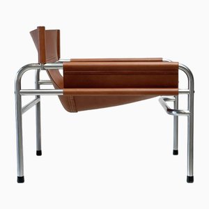 Sz 14 Lounge Chair in Cognac Leather by Walter Antonis, 1970s