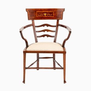 Fauteuil Sheraton en Acajou, 1890s