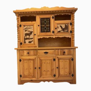 Brown Wooden Kitchen Cupboard