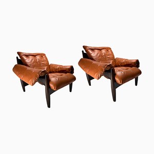 Mid-Century Modern Sheriff Lounge Chairs by Sergio Rodrigues, Brazil, 1957, Set of 2