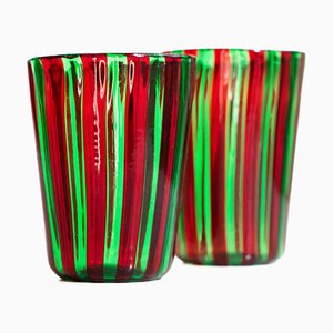 Verres de Murano par Angelo Ballarin, 2004, Set de 6