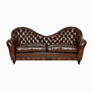 Vintage Chesterfield Style Sofa in Leather, 1980s