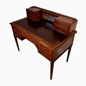 Antique Edwardian Mahogany Inlaid Writing Desk, 1900