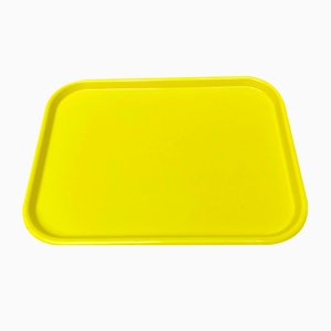 Mid-Century German Space Age Yellow Leguval Plastic Tray from Bayer, 1960s