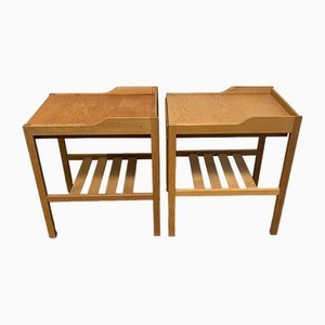 Nightstands in Oak by Bertil Fridhagen for Bodafors, Set of 2