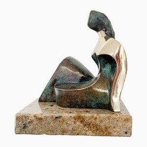 Stanislaw Wysocki, A Lady, Sculpture en Bronze, 2015