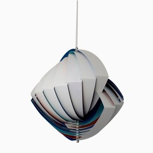 Danish Konkylie Pendant Lamp attributed to Louis Weisdorf for Lyfa, 1960s