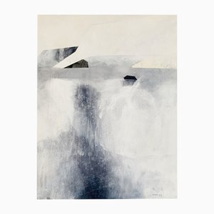 Sergiusz Powalka, The Black Caterpillar Pond: A Snow, 2022, Acrylic on Canvas