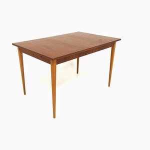 Mesa de comedor escandinava de teca, 1960