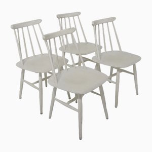 Scandinavian Chairs by Ilmari Tapiovaara for Edsby Verken, 1960s, Set of 4