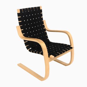 Chaise Modèle 406 Scandinave par Alvar Aalto pour Artek, 2000